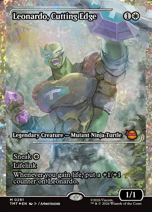 Leonardo, Cutting Edge #291 from Teenage Mutant Ninja Turtles