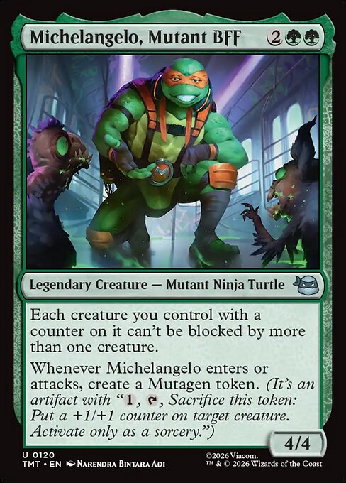 Michelangelo, Mutant BFF #120 from Teenage Mutant Ninja Turtles