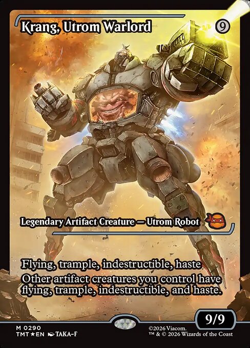 Krang, Utrom Warlord #290 from Teenage Mutant Ninja Turtles