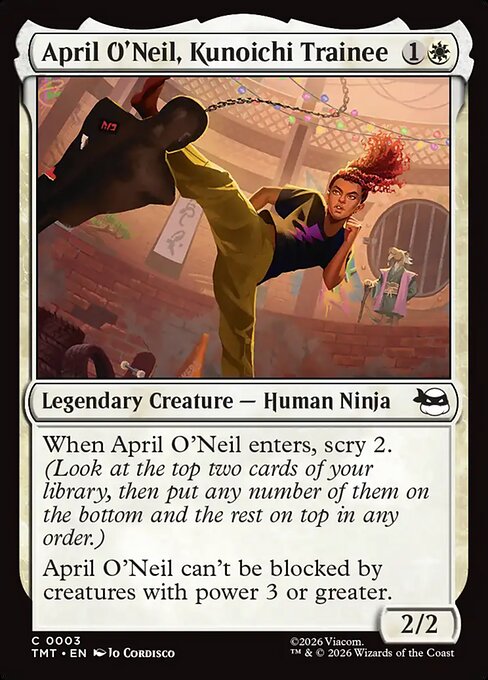 April O'Neil, Kunoichi Trainee #3 from Teenage Mutant Ninja Turtles