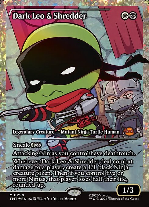Dark Leo & Shredder #299 from Teenage Mutant Ninja Turtles