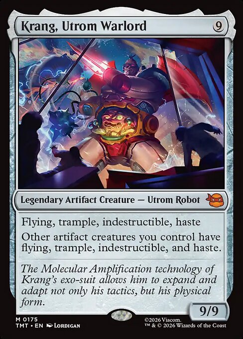 Krang, Utrom Warlord #175 from Teenage Mutant Ninja Turtles
