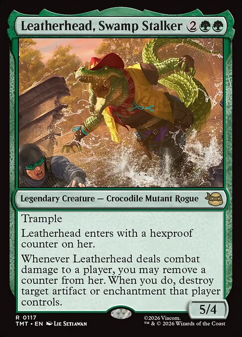 Leatherhead, Swamp Stalker #117 from Teenage Mutant Ninja Turtles