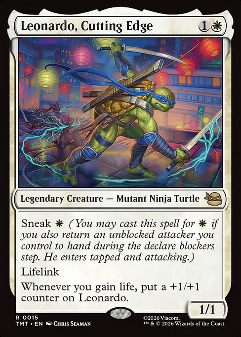 Leonardo, Cutting Edge #15 from Teenage Mutant Ninja Turtles