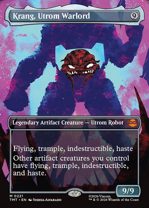 Krang, Utrom Warlord #221 from Teenage Mutant Ninja Turtles