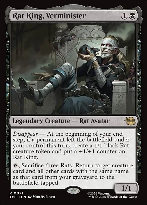 Rat King, Verminister #71 from Teenage Mutant Ninja Turtles