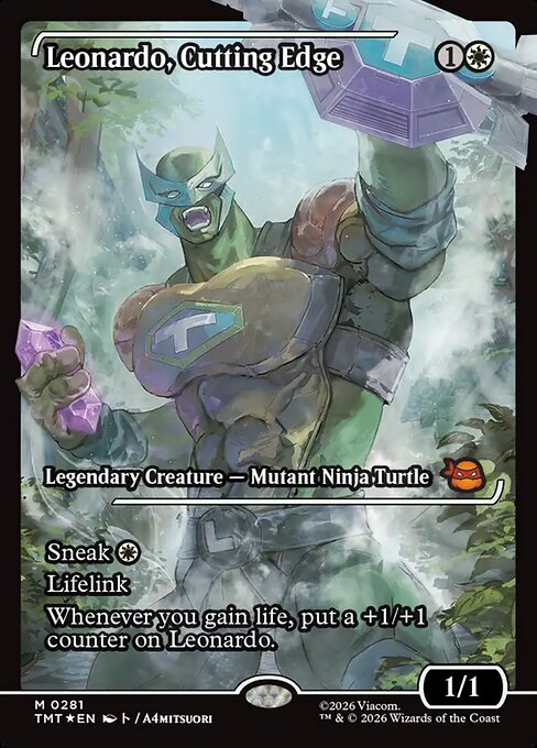 Leonardo, Cutting Edge #281 from Teenage Mutant Ninja Turtles