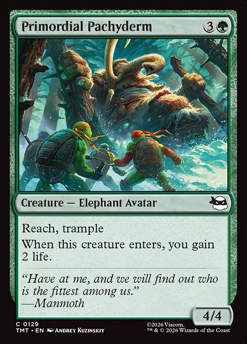 Primordial Pachyderm #129 from Teenage Mutant Ninja Turtles