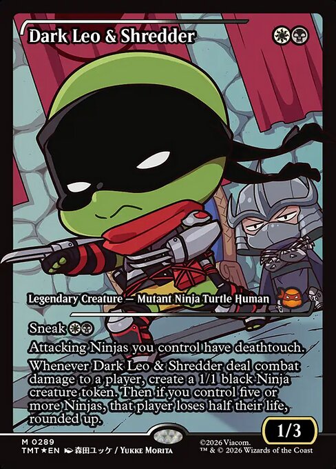 Dark Leo & Shredder #289 from Teenage Mutant Ninja Turtles