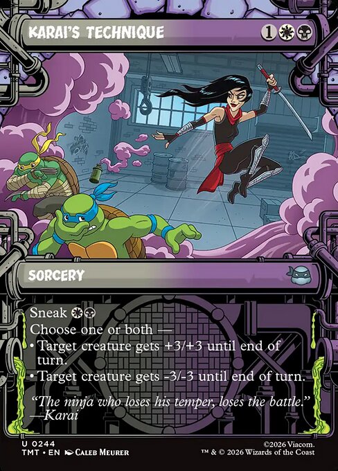 Karai's Technique #244 from Teenage Mutant Ninja Turtles