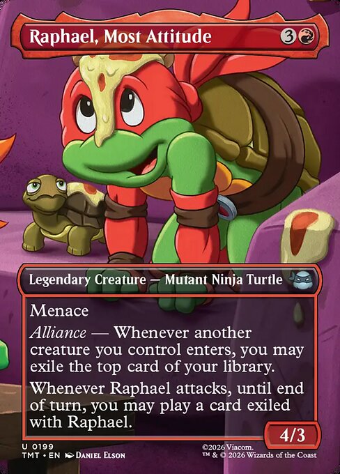 Raphael, Most Attitude #199 from Teenage Mutant Ninja Turtles