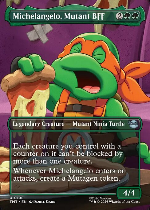 Michelangelo, Mutant BFF #198 from Teenage Mutant Ninja Turtles