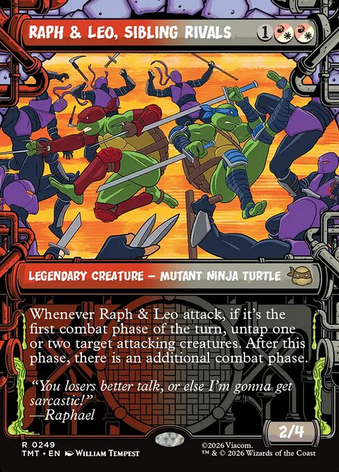 Raph & Leo, Sibling Rivals #249 from Teenage Mutant Ninja Turtles