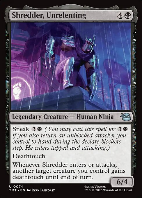 Shredder, Unrelenting #74 from Teenage Mutant Ninja Turtles