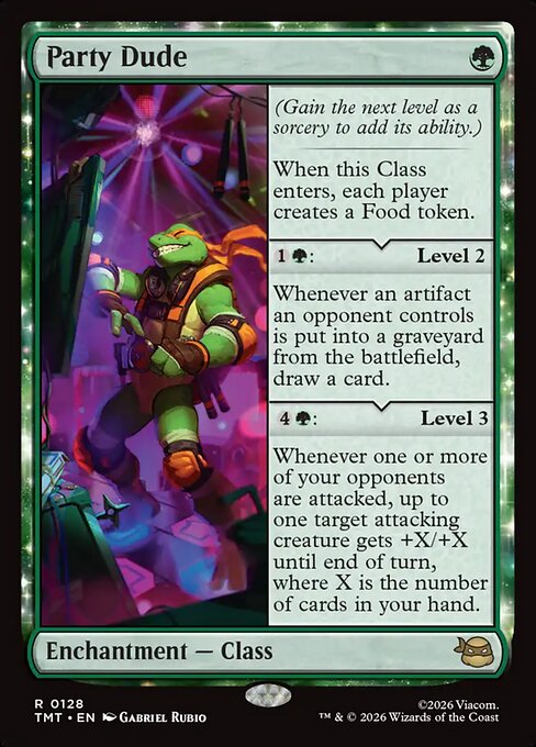 Party Dude #128 from Teenage Mutant Ninja Turtles