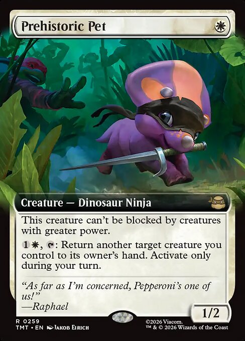 Prehistoric Pet #259 from Teenage Mutant Ninja Turtles