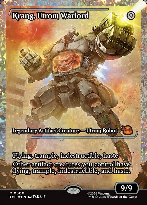 Krang, Utrom Warlord #300 from Teenage Mutant Ninja Turtles