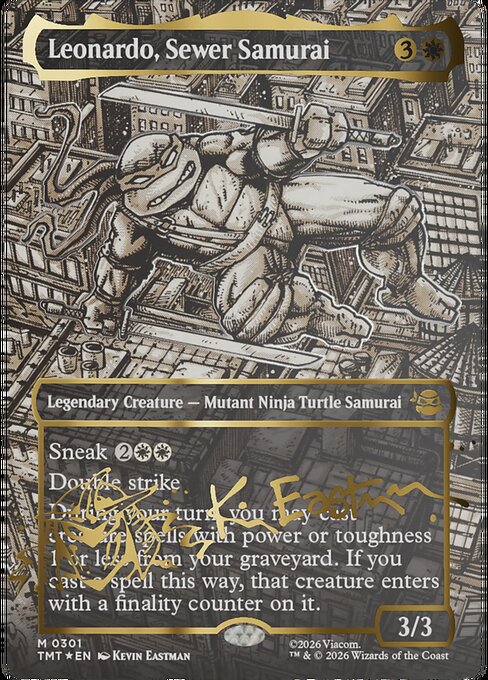 Leonardo, Sewer Samurai #301 from Teenage Mutant Ninja Turtles