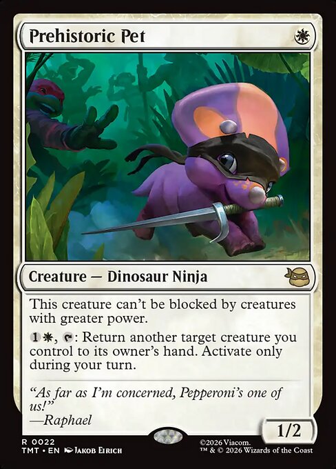 Prehistoric Pet #22 from Teenage Mutant Ninja Turtles