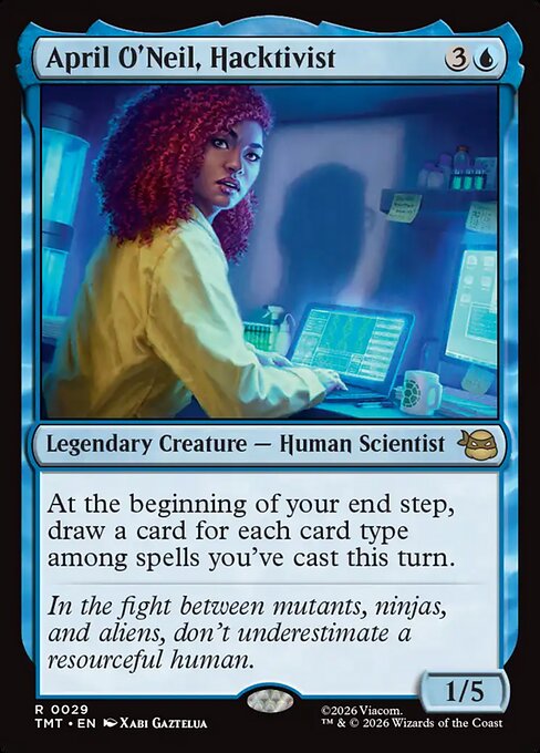 April O'Neil, Hacktivist #29 from Teenage Mutant Ninja Turtles